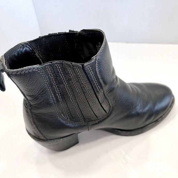 b.o.c Leather Black Boots 7.5 - Picture 11 of 13